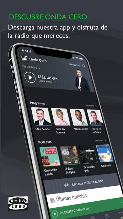 Onda Cero: Radio FM y Podcast Captura de pantalla de la aplicación #1