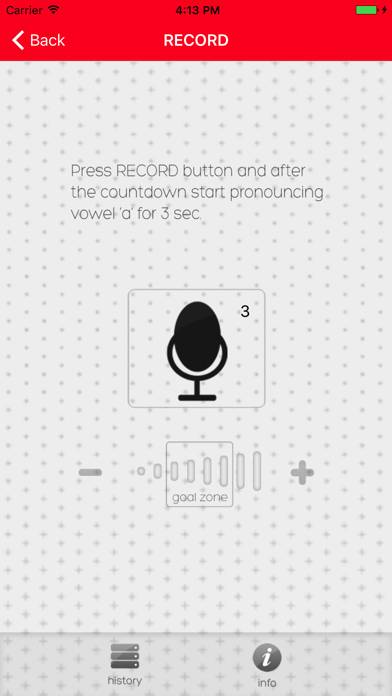 Voice Test Schermata dell'app #2