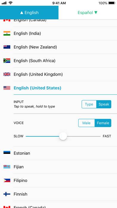 SayHi Translate App-Screenshot