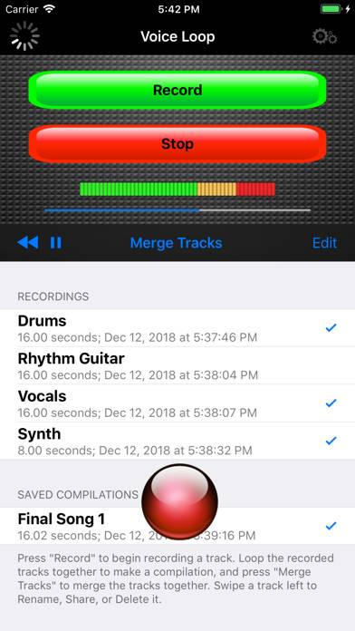 Voice Loop Schermata dell'app #1