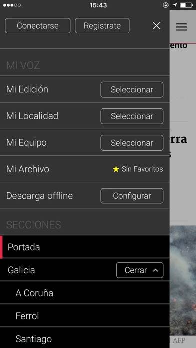 La Voz de Galicia Captura de pantalla de la aplicación #2