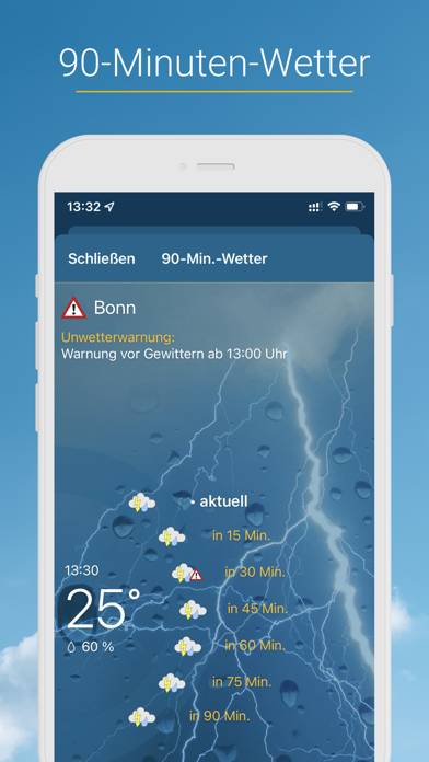 RegenRadar mit Wetterwarnungen App-Screenshot #6