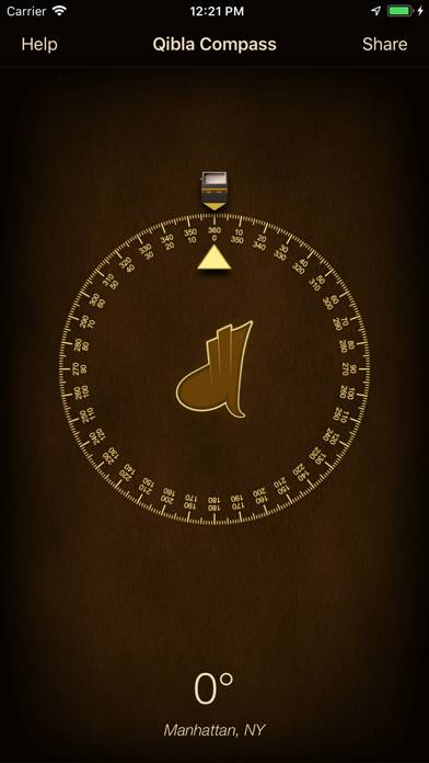 ISalam: Qibla Compass Capture d'écran de l'application #1