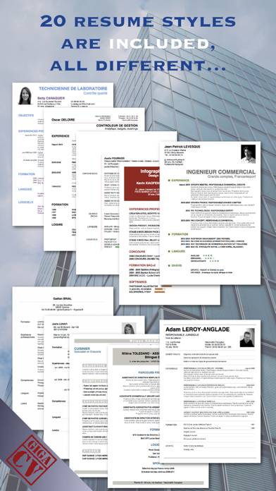 Giga-cv Your resume Schermata dell'app #2
