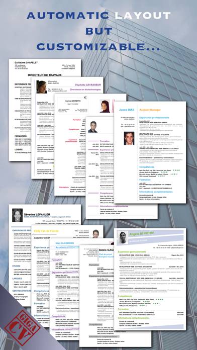 Giga-cv Your resume Schermata dell'app #3