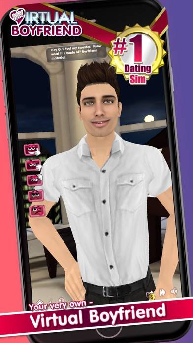 My Virtual Boyfriend Capture d'écran de l'application #1