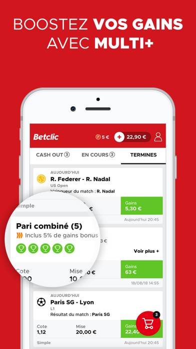 Betclic Paris Sportifs screenshot #3