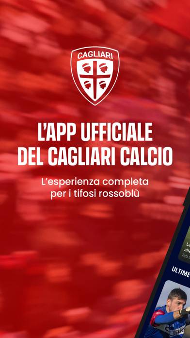 Cagliari Calcio Schermata dell'app #1