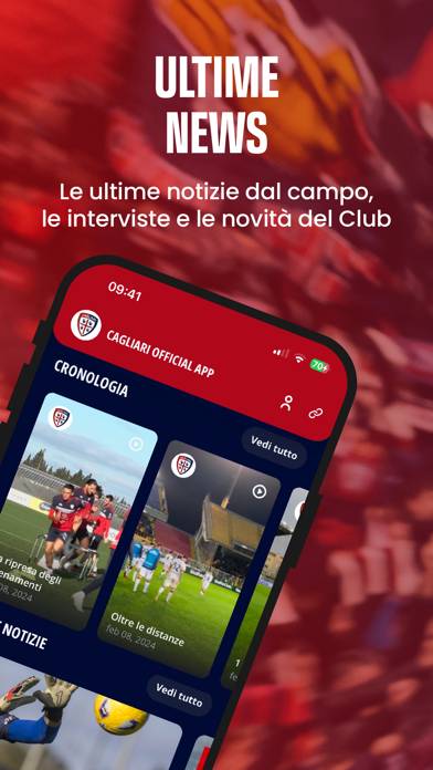 Cagliari Calcio Schermata dell'app #2