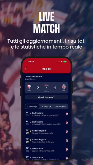 Cagliari Calcio Schermata dell'app #4
