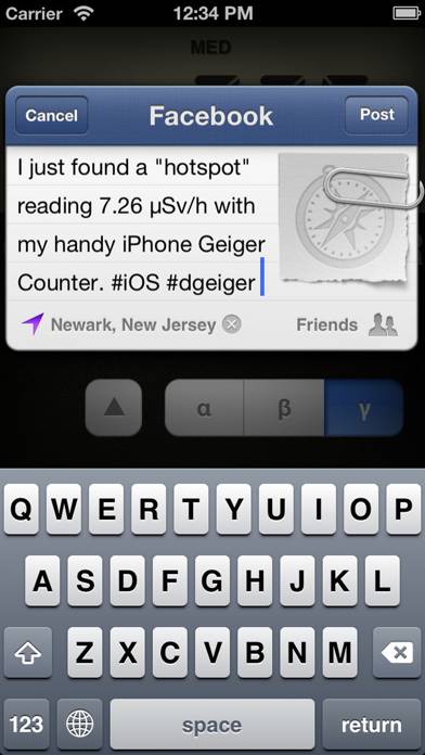 Digital Geiger Counter Schermata dell'app #4