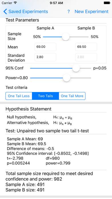 Power Analysis Schermata dell'app #3