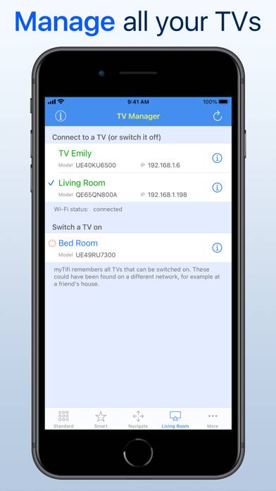 Samsung Smart TV remote myTifi App screenshot #5