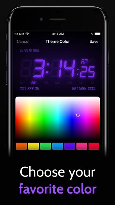 Alarm Clock HD Captura de pantalla de la aplicación #5
