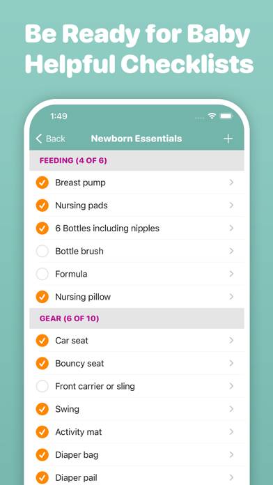Pregnancy Tracker • Schermata dell'app #4
