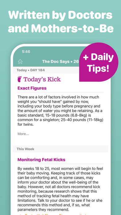 Pregnancy Tracker • Captura de pantalla de la aplicación #5