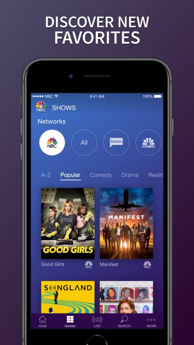 The NBC App – Stream TV Shows App preview #3