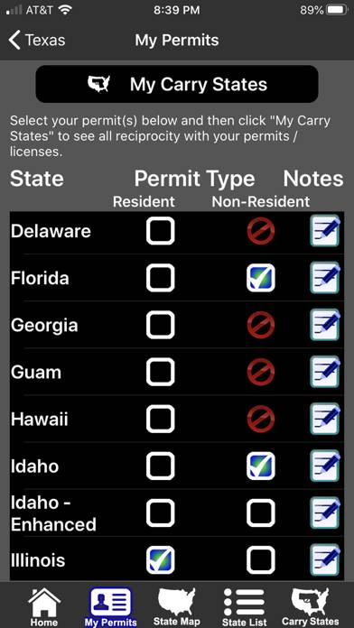 CCW – Concealed Carry 50 State App screenshot #3