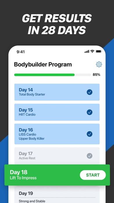 Fitness Buddy plus Train At Home Captura de pantalla de la aplicación #1