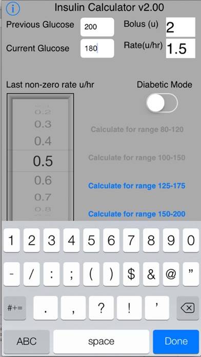 Insulin Protocol Calculator Schermata dell'app #2
