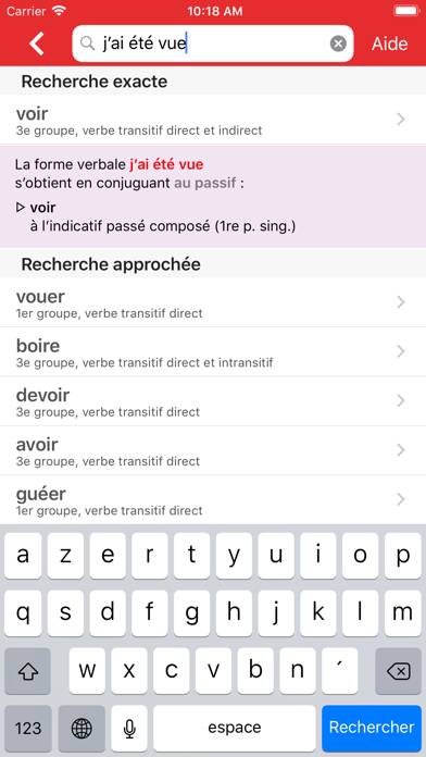 Bescherelle Conjugaison Captura de pantalla de la aplicación #4