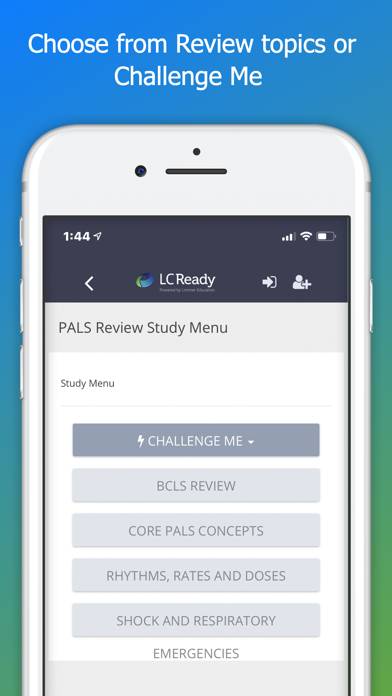 PALS Review App screenshot