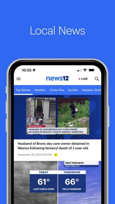 News 12 Mobile App screenshot #1