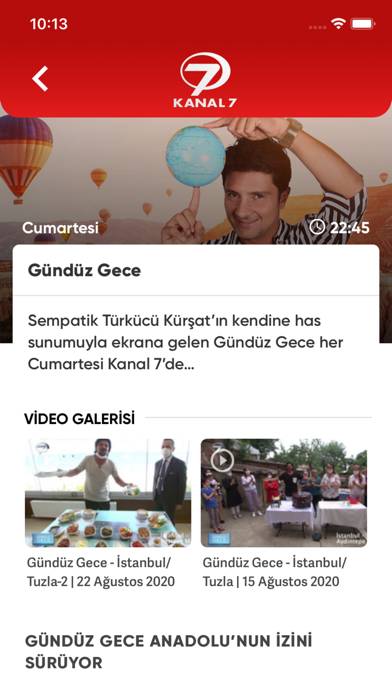 Kanal7 Uygulama ekran görüntüsü #2