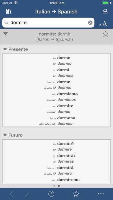 Vox Essential Spanish-Italian Captura de pantalla de la aplicación #2