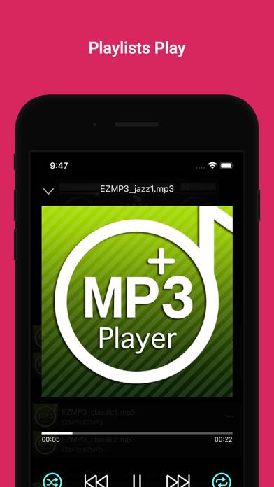 EZMP3 Player Pro Скриншот приложения #3