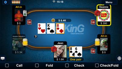 Texas Holdem Poker capture d'écran du jeu