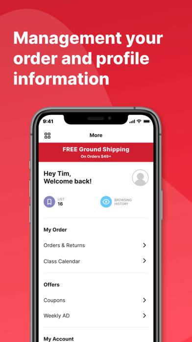 Michaels Stores App screenshot