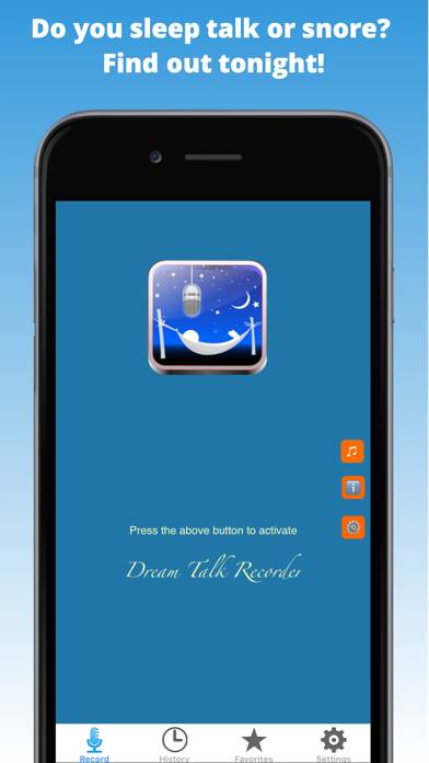 Dream Talk Recorder App screenshot #1