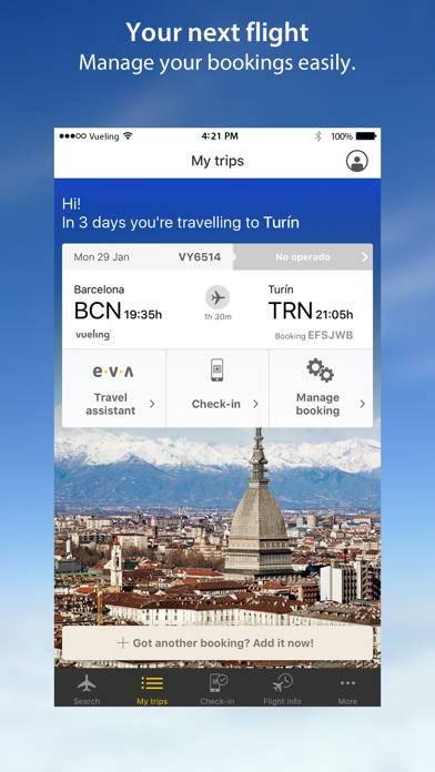 Vueling Airlines-Cheap Flights Schermata dell'app #3