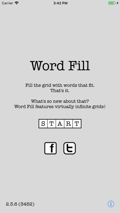 Word Fill - Fill in puzzles