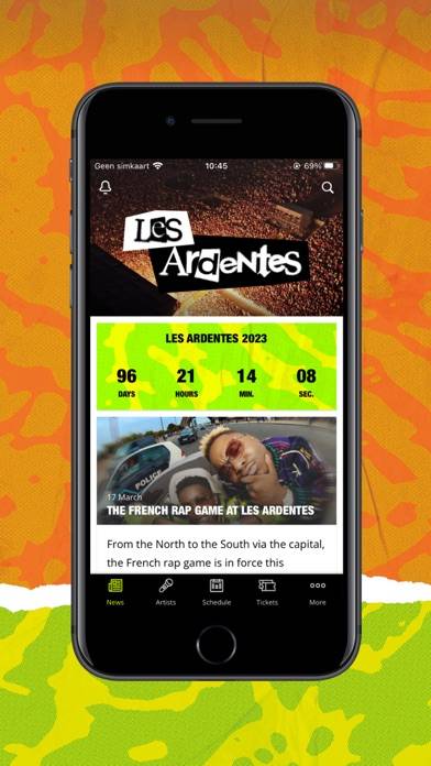 Les Ardentes App screenshot #2