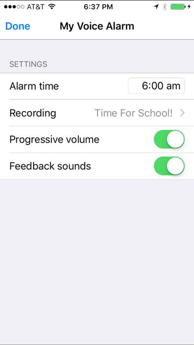 My Voice Alarm App screenshot #3