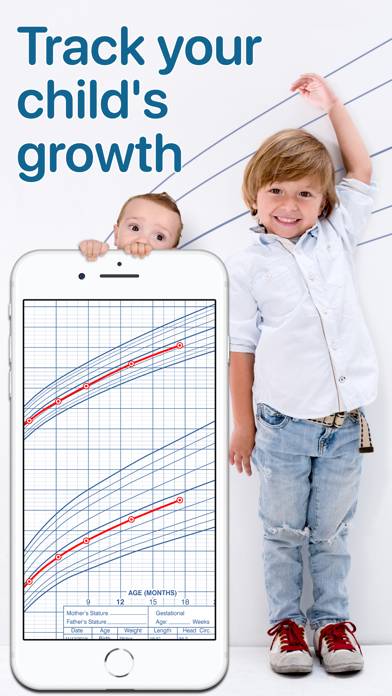 Growth: baby & child charts Capture d'écran de l'application #1