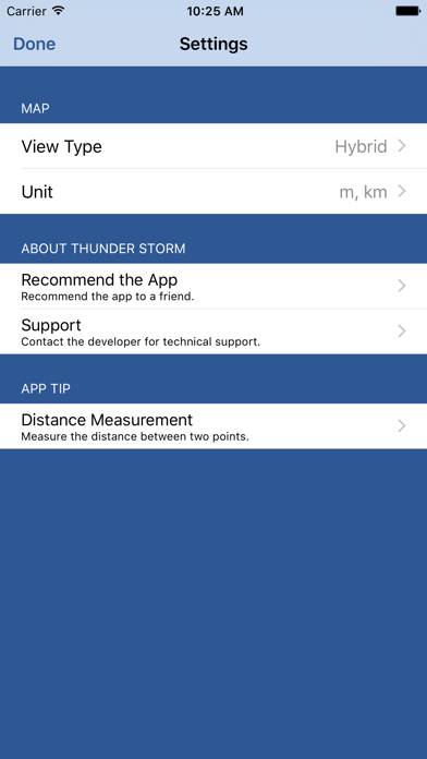 Thunder Storm App skärmdump #3