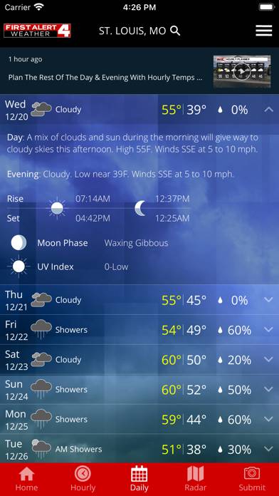 KMOV 4Warn Weather App screenshot