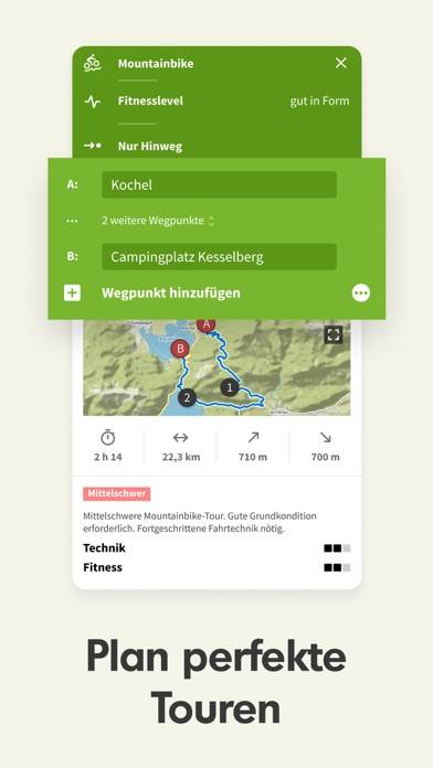 Komoot App-Screenshot #3