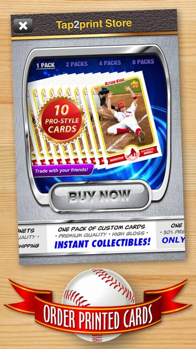 Baseball Card Maker (Ad Free)  Make Your Own Custom Baseball Cards with Starr Cards App screenshot #1