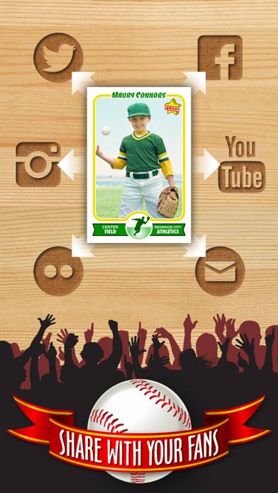 Baseball Card Maker (Ad Free)  Make Your Own Custom Baseball Cards with Starr Cards App screenshot #2