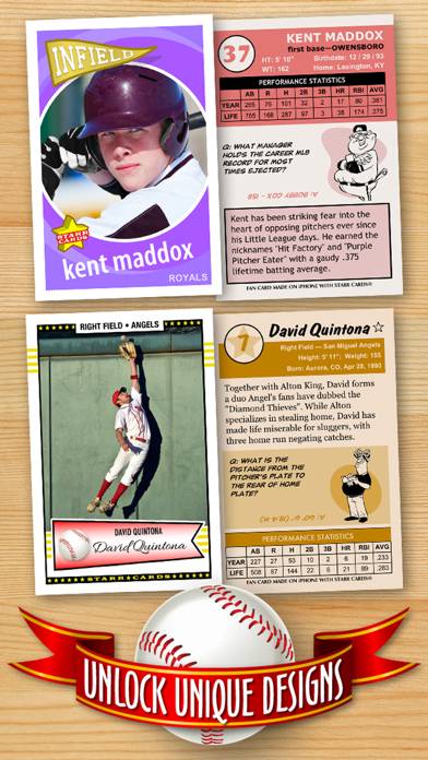 Baseball Card Maker (Ad Free)  Make Your Own Custom Baseball Cards with Starr Cards App screenshot #3
