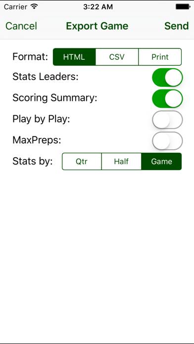 ITouchdown Football Scoring App screenshot #5
