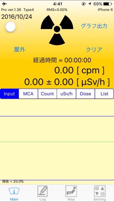 Pocket Geiger Counter Pro screenshot