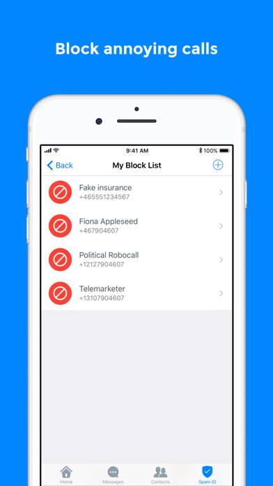 Truecaller: Spam Caller ID Log Schermata dell'app #2