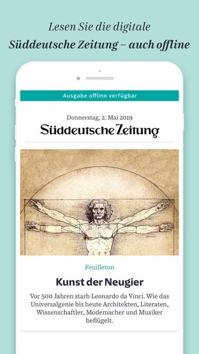Süddeutsche Zeitung App-Screenshot #1
