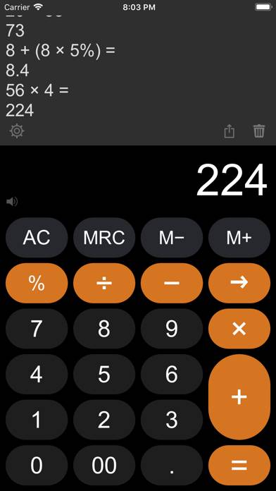 Calculator Easy HD App screenshot #1