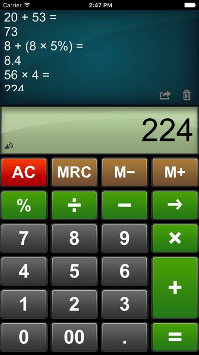 Calculator Easy HD App screenshot #2